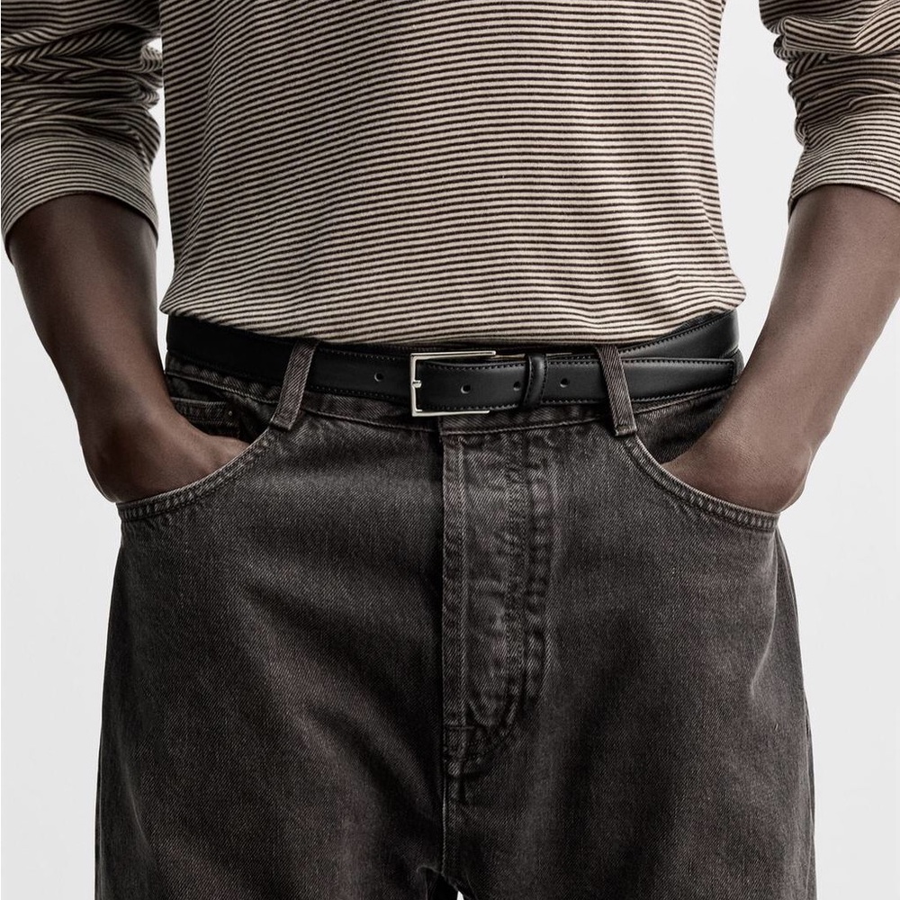 Zara Men's Leather Belt